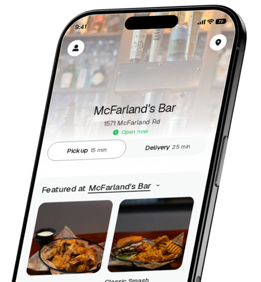 McFarland's Bar app preview