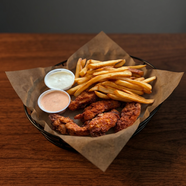 5 Piece Chicken Strip.